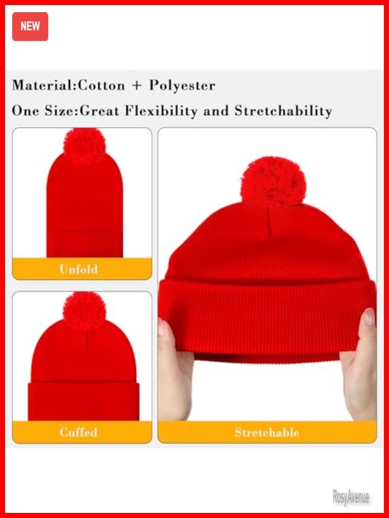 2 Pcs Knit Beanie & Faux Fur Ear Muffs Set Winter Warm Outdoor Accessories Gift